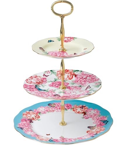 Amazon.com: Royal Albert 100 Years Cake Stand Three-Tier (English